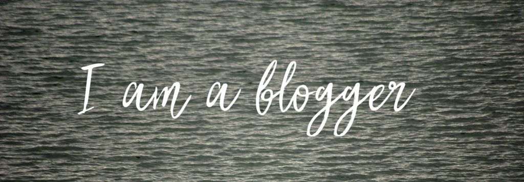 I am a blogger